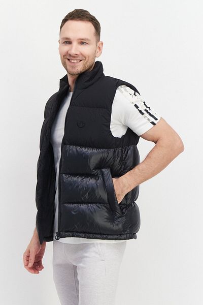 adidas Men Sportswear Fir Sleeveless Outdoor Vest, Black