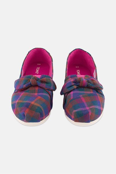Toms حذاء كاجوال نسائي منقوش، لون فوشيا داكن