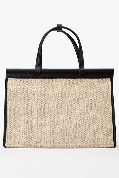 gio&mi Alina Raffia Paper Rope Straw Knitted Women's Beach Daily Shoulder Bag
