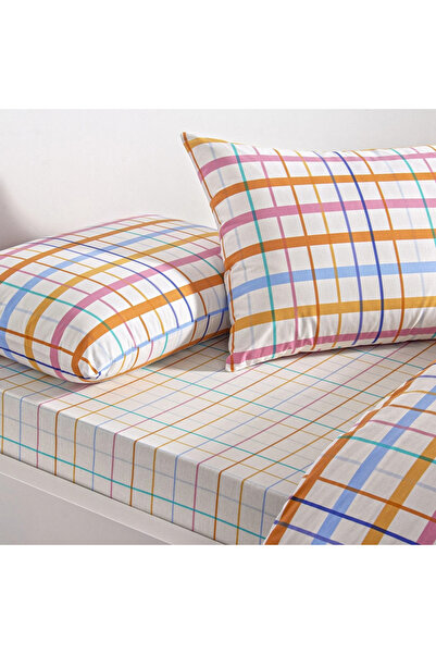 Taç Taç New Season Ranforce Single Person Duvet Cover Set Orange