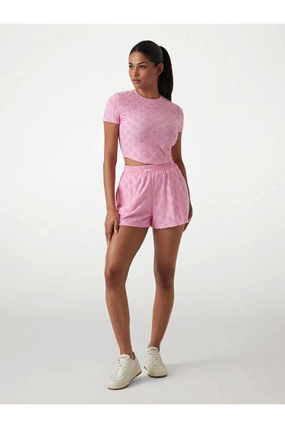 Guess Women's Peony Jacquard Knitwear Blouse