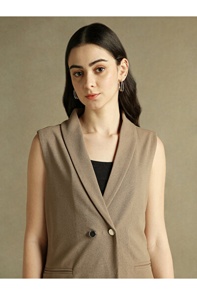 Dennis Lingo By Styli Regular Fit Lapel Collar Sleeveless Blazer