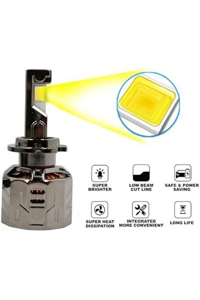 Generic Updated 2025 30000 Lumens 260W 12V Canbus 9005 LED Headlight Conversion Kit, Super Bright 6500K Halo