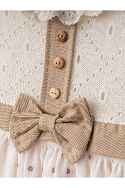 Cherrys Bebek DANTEL MELİSA KIZ ÇOCUK ELBİSE