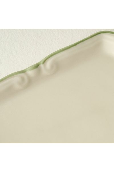 Bella Maison Julia Stoneware Mini Serving Plate Green (14x9.5 cm)