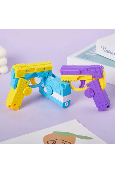 Ayver STRES ÇARKLI DÖNEN OYUNCAK KIPIR MİNİK TABANCA DÖNEN STRES OYUNCAK