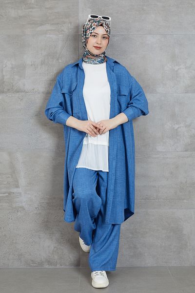 DPARİS Set de costum confortabil cu buzunare