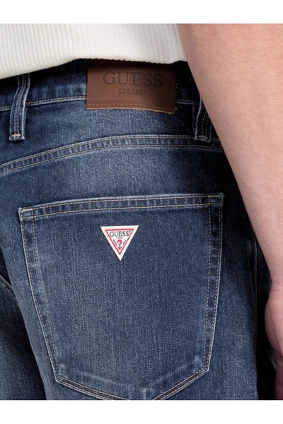 Guess Ανδρικό μπλε σορτς WYATT SHORT M5GDV2D4Z80-VTUR