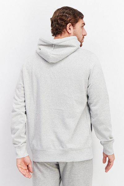 Fanatics Men Hooded Graphic Print Long Sleeve Sweatshirt, Grey Combo