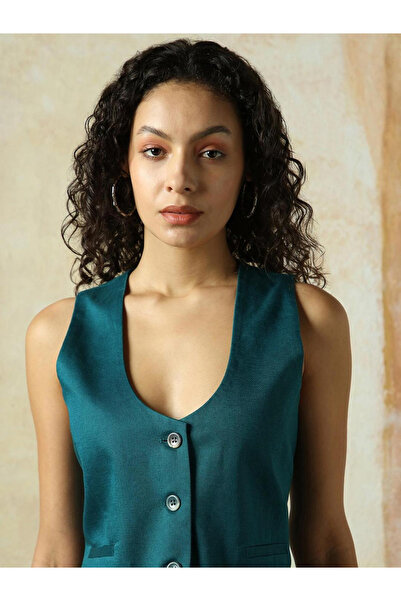 High Star By Styli Regular Fit Button Details Waistcoat