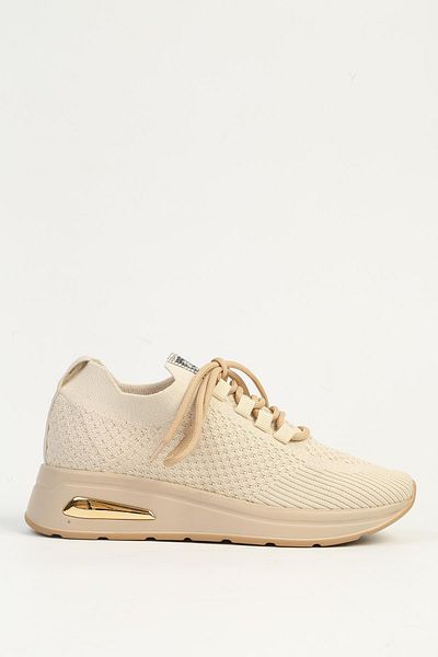 Pierre Cardin Beige Women's Sneakers Pc-54778