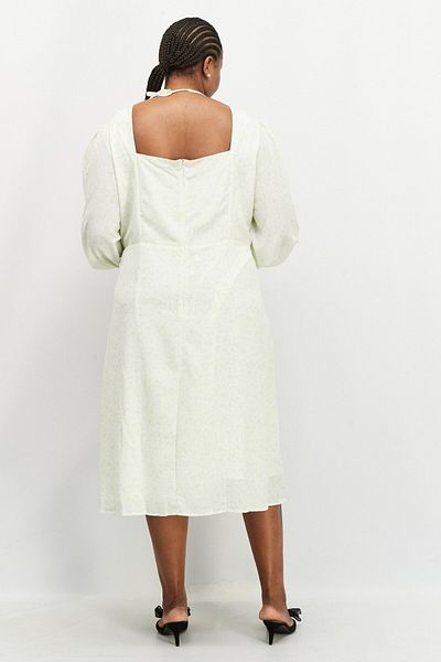 Fashion Union Women Floral Midi Dress, White
