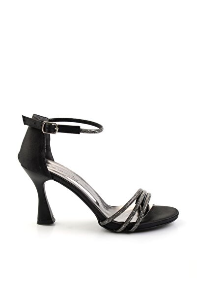 Bambi Siyah Kadın Abiye Ayakkabı K01953000938