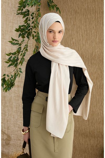 Fatma Atasoy شال جاكار متعرج إكرو