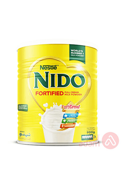 nido حليب كامل الدسم مدعم 900 جرام