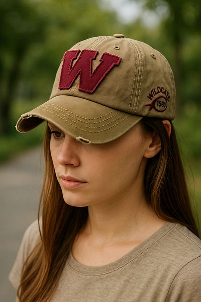 LAGRANZE Women's Vintage Black Hat Adjustable Cotton Sports Model