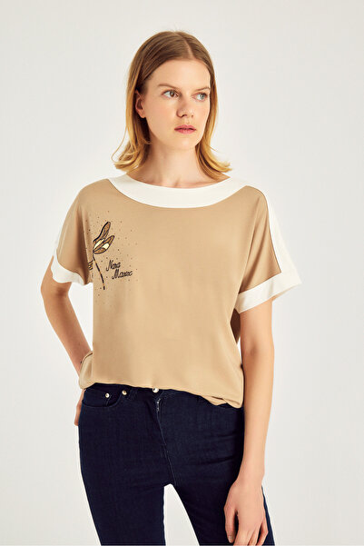 Naramaxx Bež-ekru 1.65 T-shirt