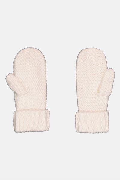 Michael Kors Women Cable Knit Mittens, Off White