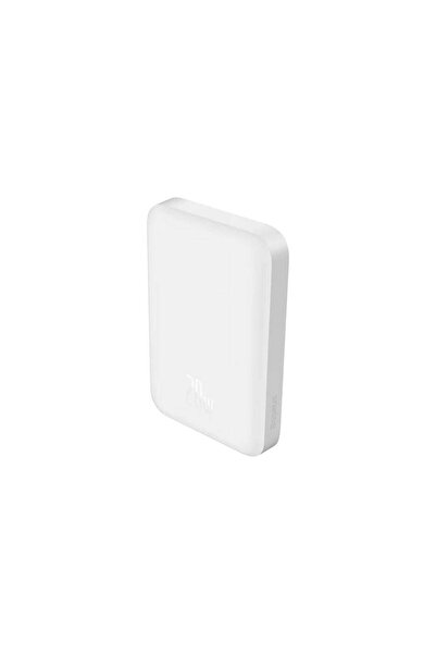 Baseus Magnetic Mini Air Kablosuz Hızlı Şarj Powerbank 6.000 mAh 20W - Beyaz
