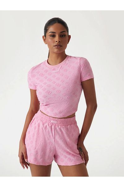 Guess Women's Peony Jacquard Knitwear Blouse