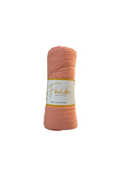 CENGİZ ÇEYİZ Flarida Combed Cotton Double Fitted Sheet