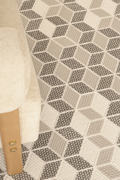 Kaşmir Halı Elya Tessera 50x80 Cm Salon Mutfak Halısı Yolluk