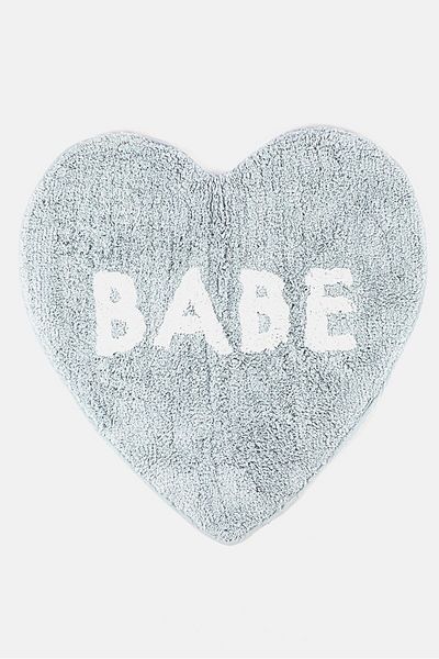 Bcbgeneration Tufted Cotton Bath Mat, Sky Blue
