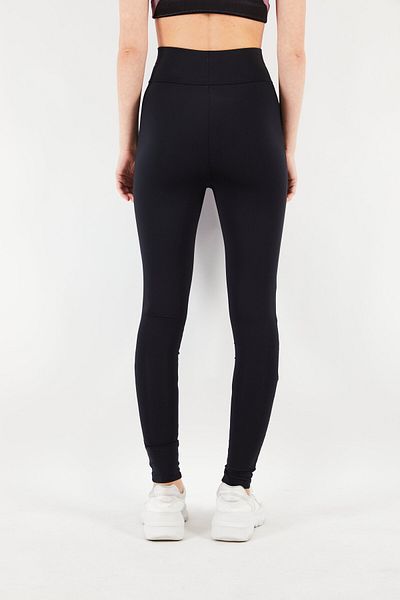 The Kooples بنطال رياضي نسائي بطباعة جرافيكية، أسود