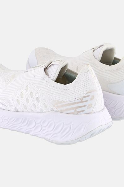 New Balance Women W1080SLW Standard Slip On Running Shoes, White