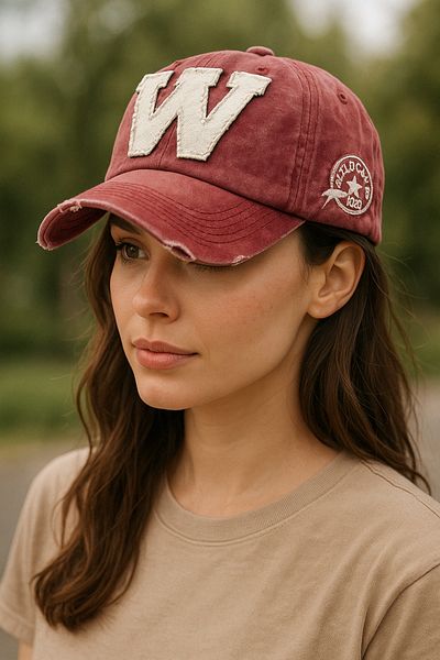 LAGRANZE Women's Vintage Black Hat Adjustable Cotton Sports Model