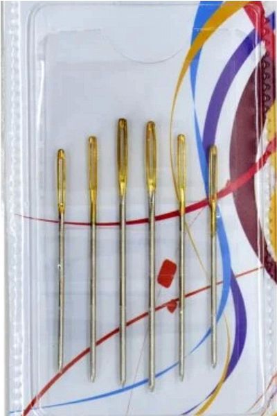 STOREMAX Set of 6 Etamine Cross Stitch Needles