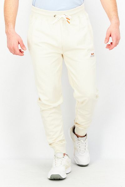 Le tigre Men Drawstring Brand Logo Sweatpant, Ivory