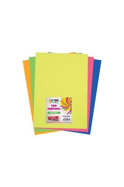 Puti Fon Kartonu 25x35 10 LU Karışık Renk
