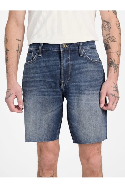 Guess WYATT SHORT Чоловічі сині шорти M5GDV2D4Z80-VTUR