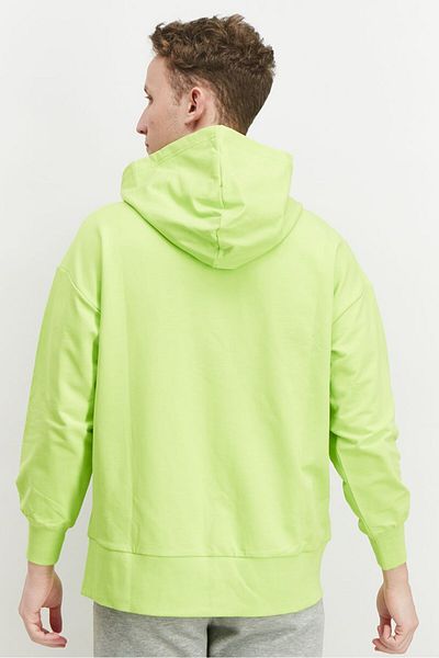Calvin Klein Jeans Men Hooded Long Sleeve Sweatshirt, Neon Green