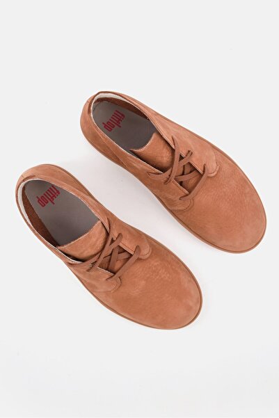 Fitflop Women Loaff Lace Up Ankle Boot, Tan