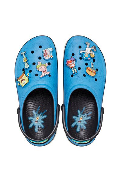 Crocs Spongebob Multi Off Court Clog Black - Black 43-44 Eu - M10/w12 Us