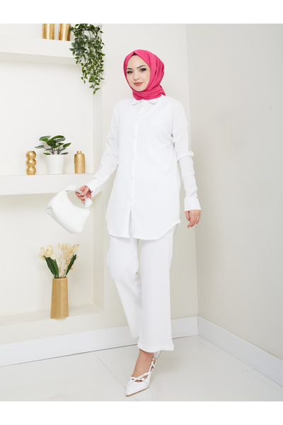 VOLT CLOTHİNG Women's Hijab Suit with Trousers