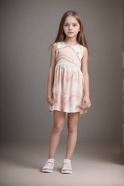 U.S. Polo Assn. Rochie pentru fete, 100% bumbac, licențiată USPA US01.LL.01.P4.O010