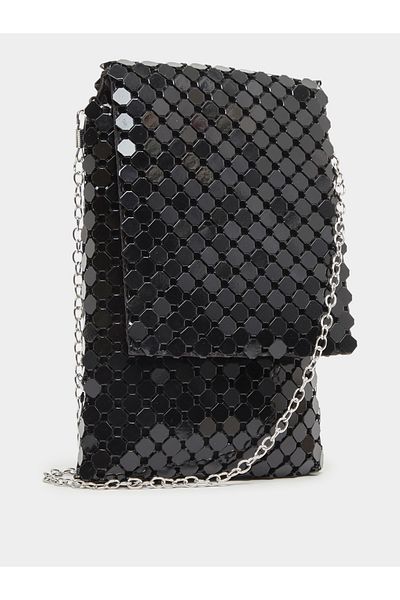 Styli Embellished Mini Bag with Chain Strap
