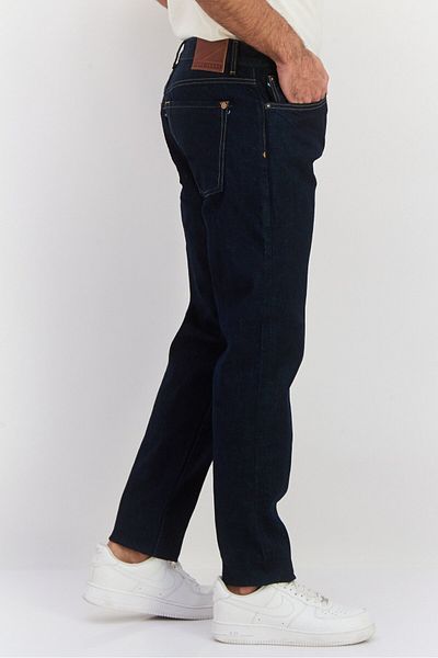 Pepe Jeans Men Regular Fit Washed Stretchable Denim Jeans, Blue