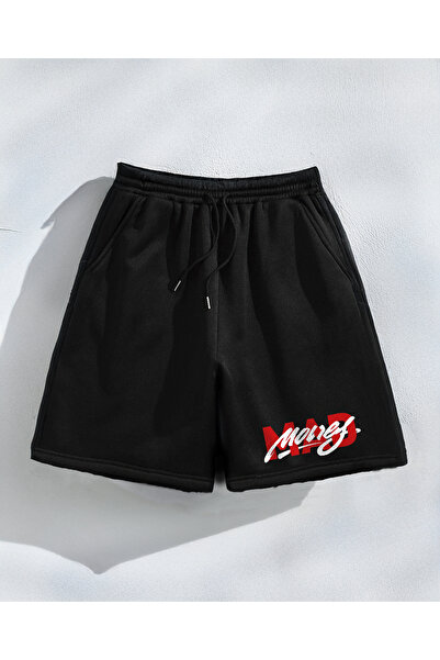 De Carte شورت برمودا أنيق موسمي للجنسين مطبوع عليه Mad Money