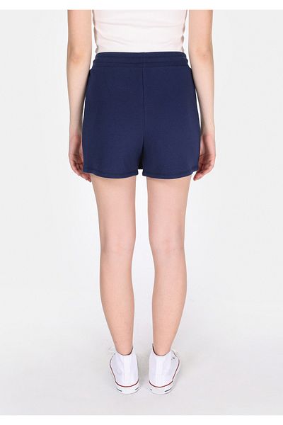 Colin's Slim Fit Mid Waist Straight Women's Navy Blue Shorts