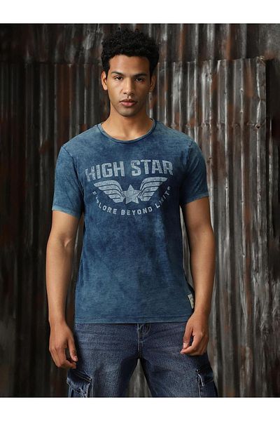 High Star By Styli تي شيرت بطبعة جرافيكية ورقبة دائرية
