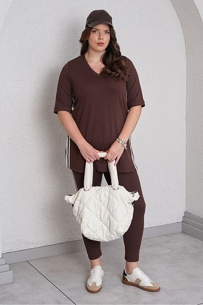 Büyük Moda КОМПЛЕКТ ГОРНА И ДОЛНА ЧАСТ ОТ МОДАЛОВ ПЛАТ