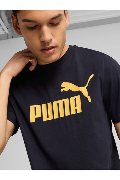 Puma Essential Logo Print Round Neck T-Shirt