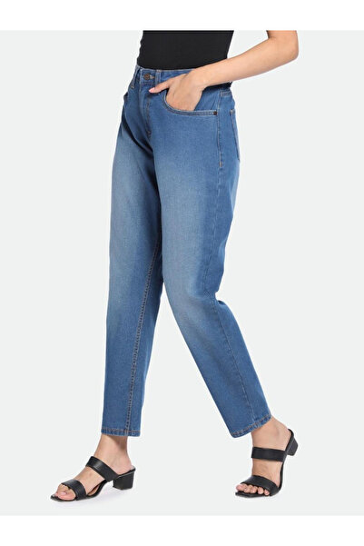 Dennis Lingo By Styli Mid Wash Blue Straight Leg Jeans