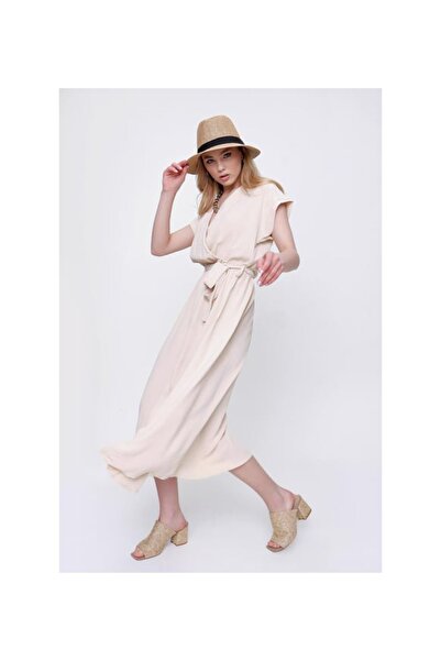 İKLİM LİFE Φόρεμα άνοιγμα με ζώνη