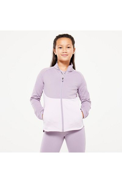 Decathlon Children's Tracksuit Set - Dark Purple/Light Purple