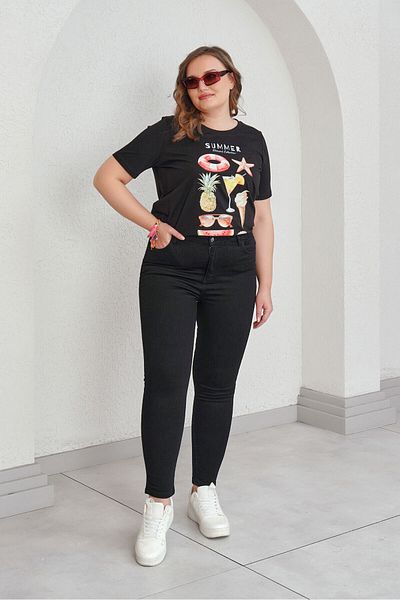 Büyük Moda High Waist Skinny Jean